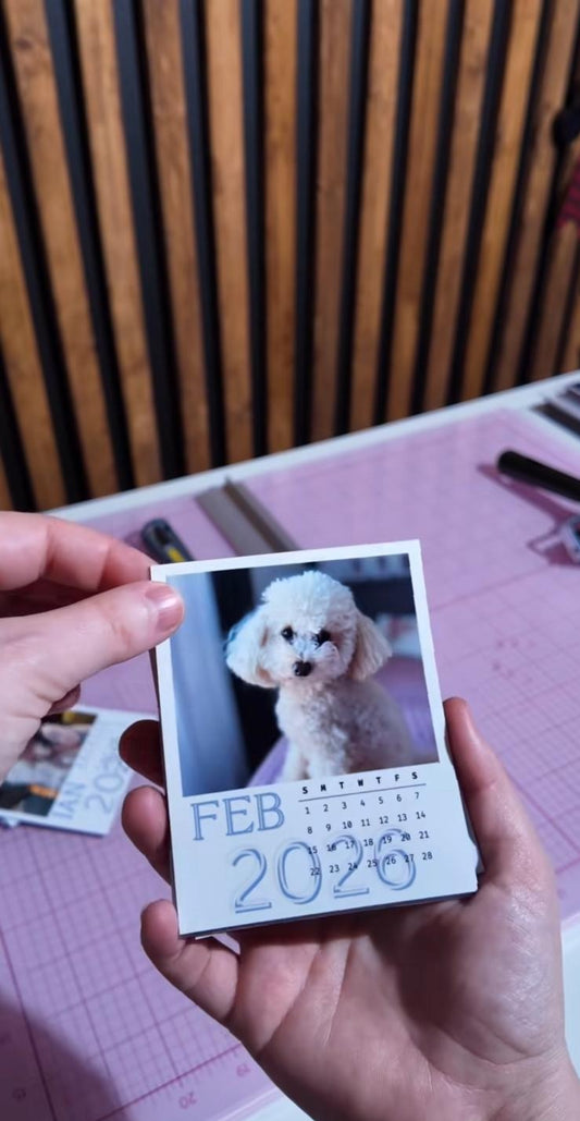Calendrier Photo Magnétique — 12 mois personnalisés